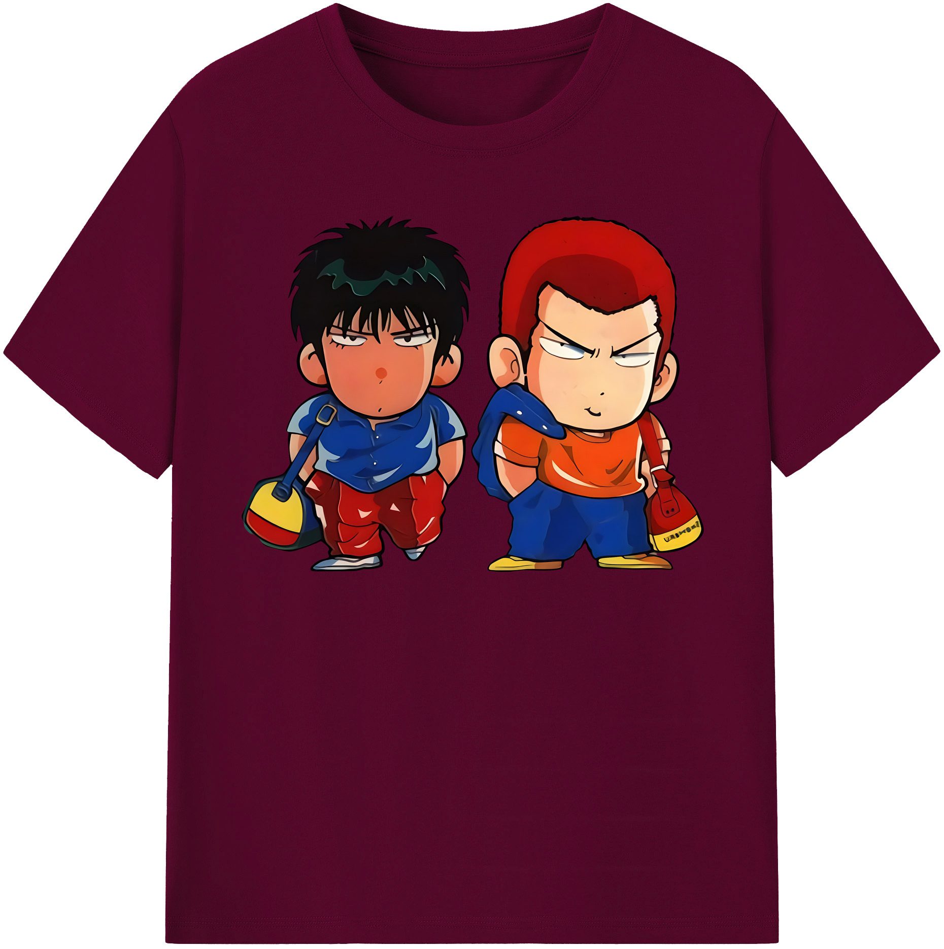 （画像用） SLAM DUNK／スラムダンク レディースカジュアルプリントTシャツ（綿100％）